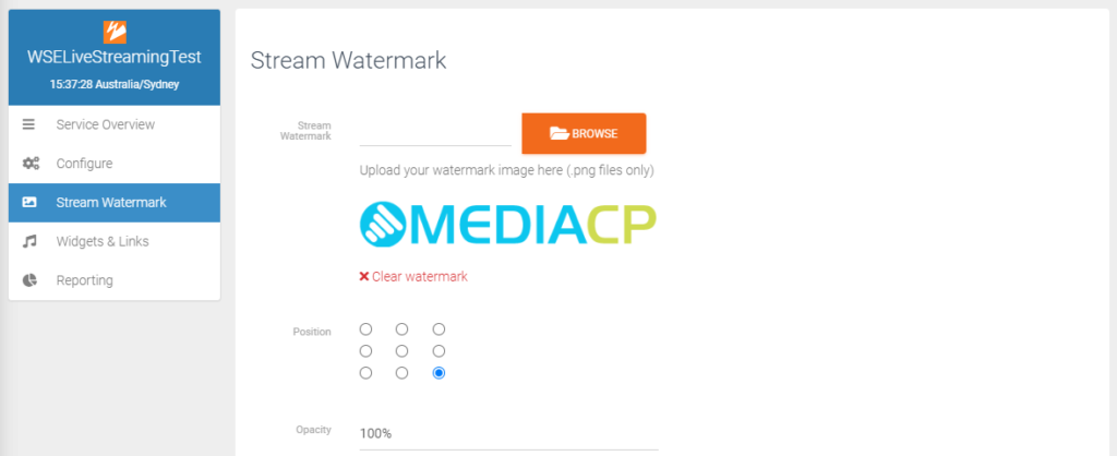 Stream Watermark & Logo Overlay