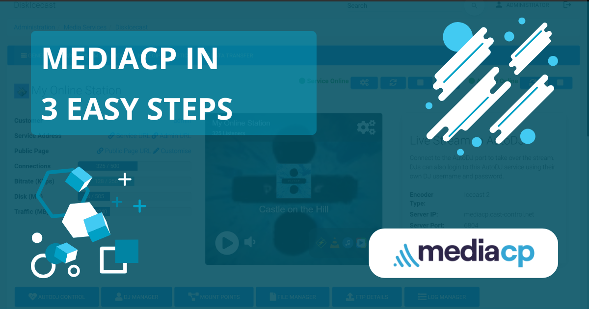Start your own streaming platform - MediaCP